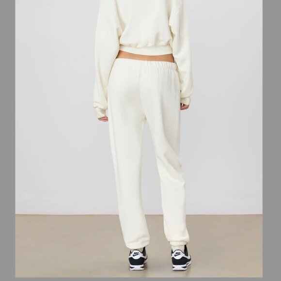 NWT Eterne CLASSIC SWEATPANT (Cream) - Picture 3 of 3